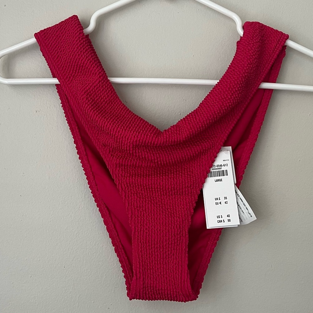 Tall Side High Leg Cheeky Scrunch Bikini Bottoms